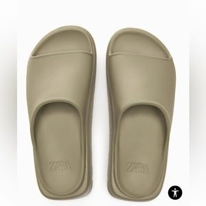 Zara Rubberized sports sandals